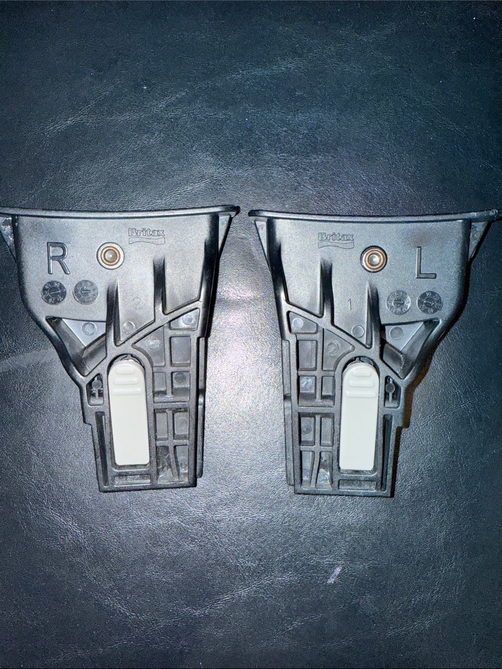 Britax Pair of Black Car Seat Adapter Clips